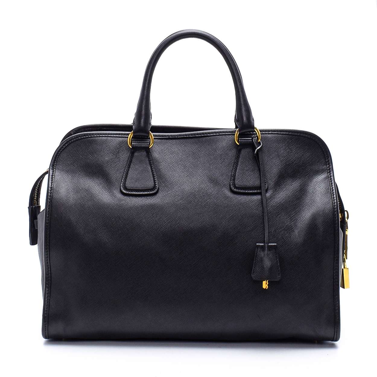 Prada - Black Saffiano Leather Handbag 